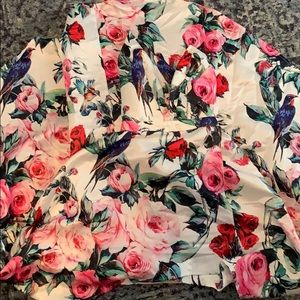 Floral High Low Dress